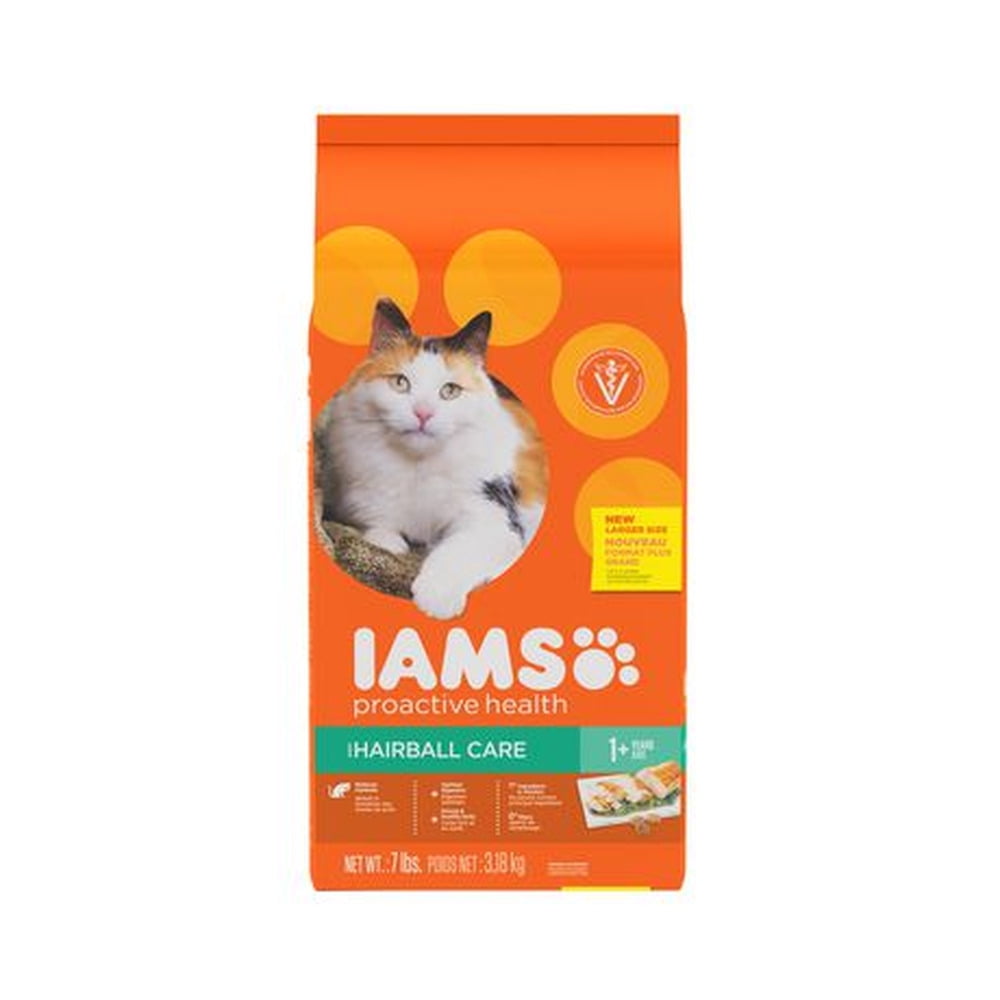 IAMS Proactive Health Hairball Care Dry Cat Food (Pack of 18)