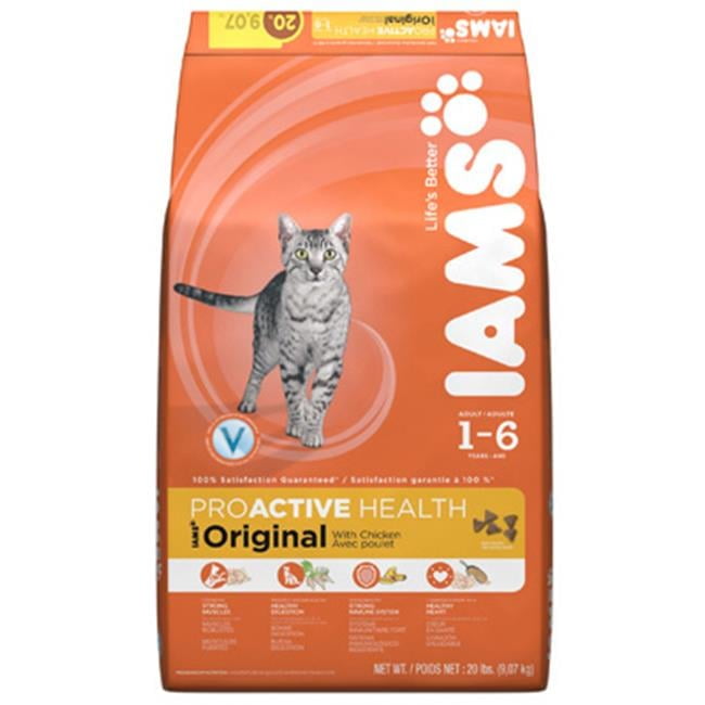 Iams 10520 16 lbs. Original Chicken Flavor Dry Cat Food
