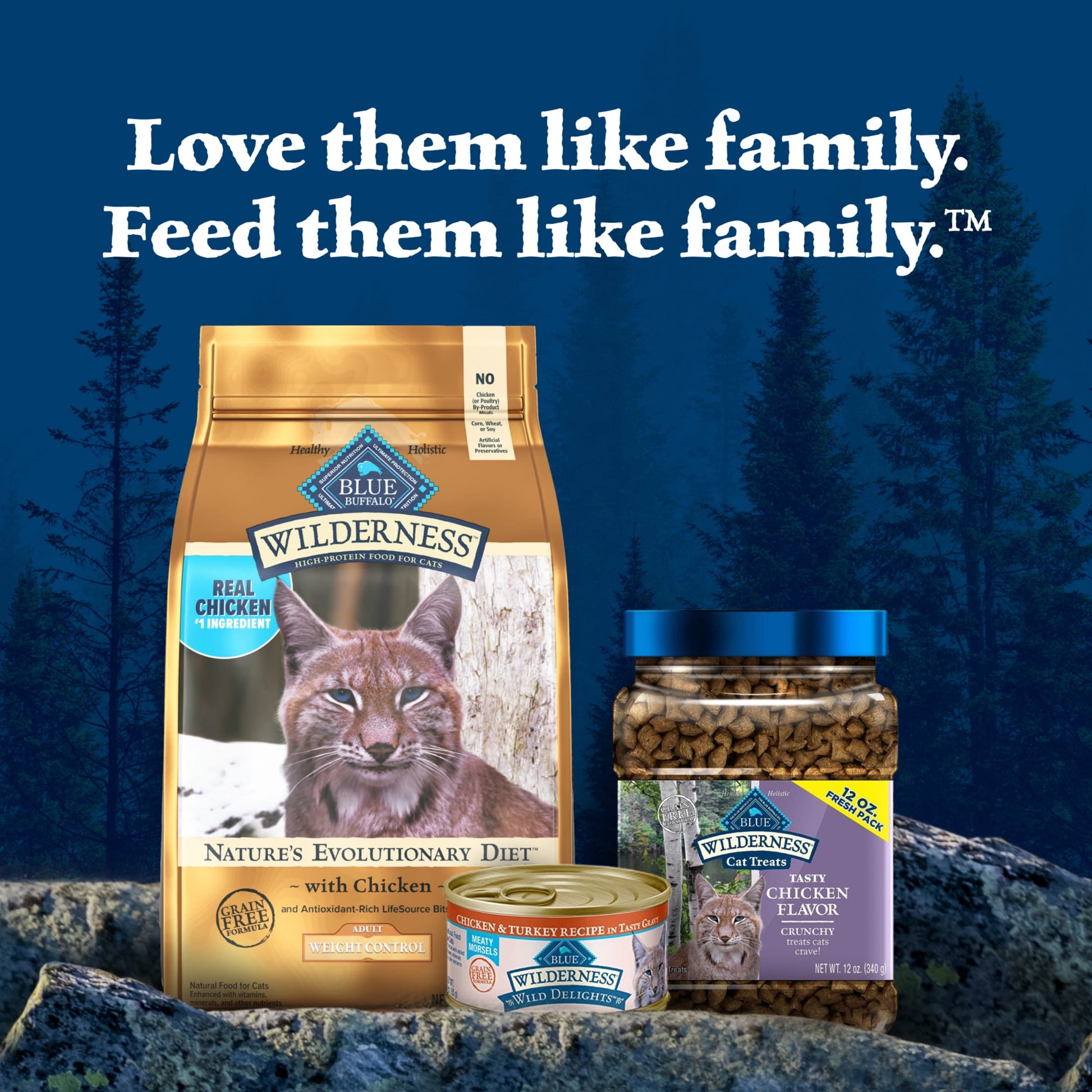 Blue Buffalo Wilderness Natural Weight Control Dry Cat Food, High-Protein, Chicken, 5 lbs.