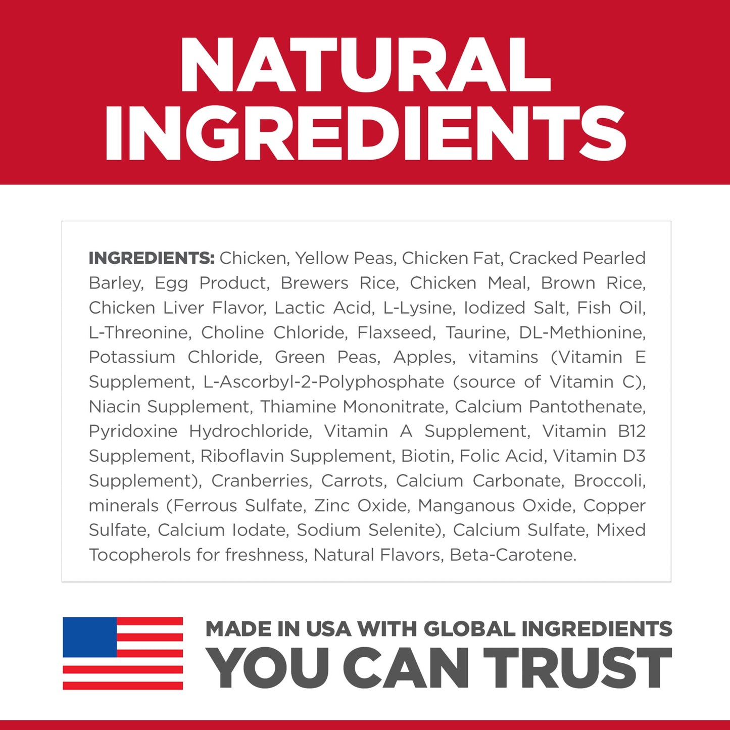 Hill's Science Diet No Corn, Wheat, Soy Chicken & Brown Rice Dry Cat Food, 3.5lb Bag