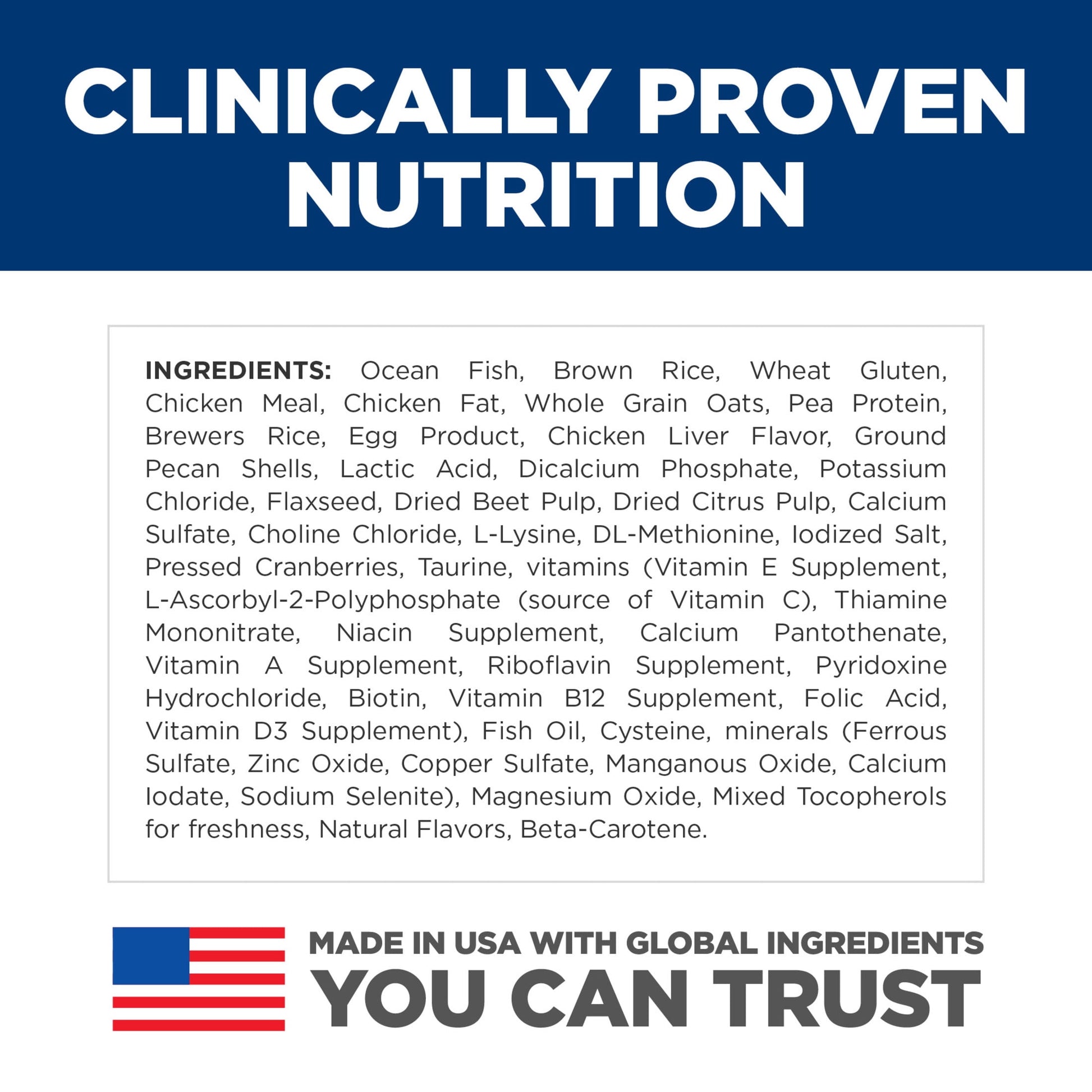 Hill's Science Diet Ocean Fish & Brown Rice Dry Cat Food for Kittens, 3.5lb Bag