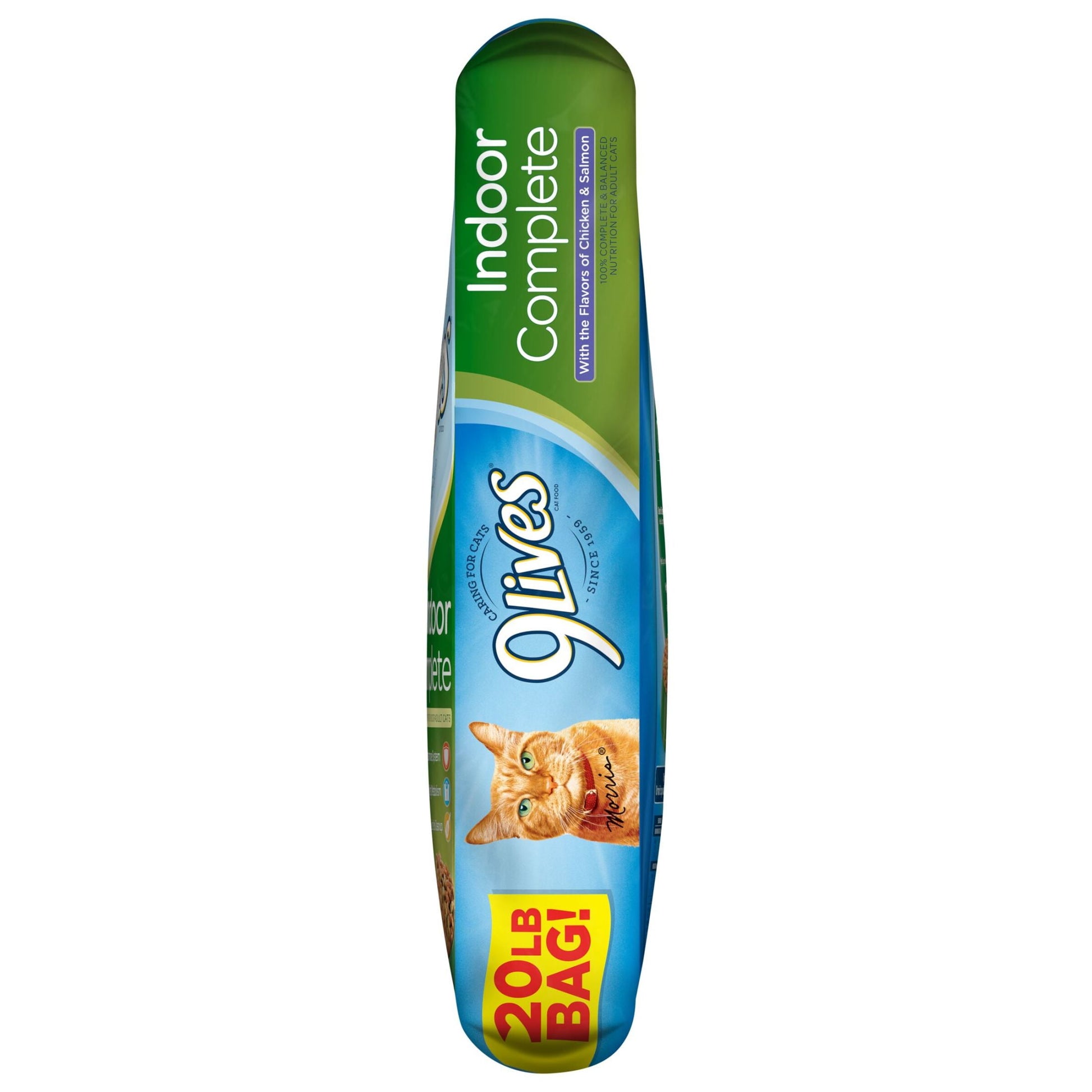 9Lives Indoor Complete Chicken & Salmon Flavor Dry Cat Food, 20 lb. Bag