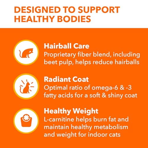 Iams Proactive Health Adult Indoor Weight & Hairball Care Cat Food (Pack of 4)