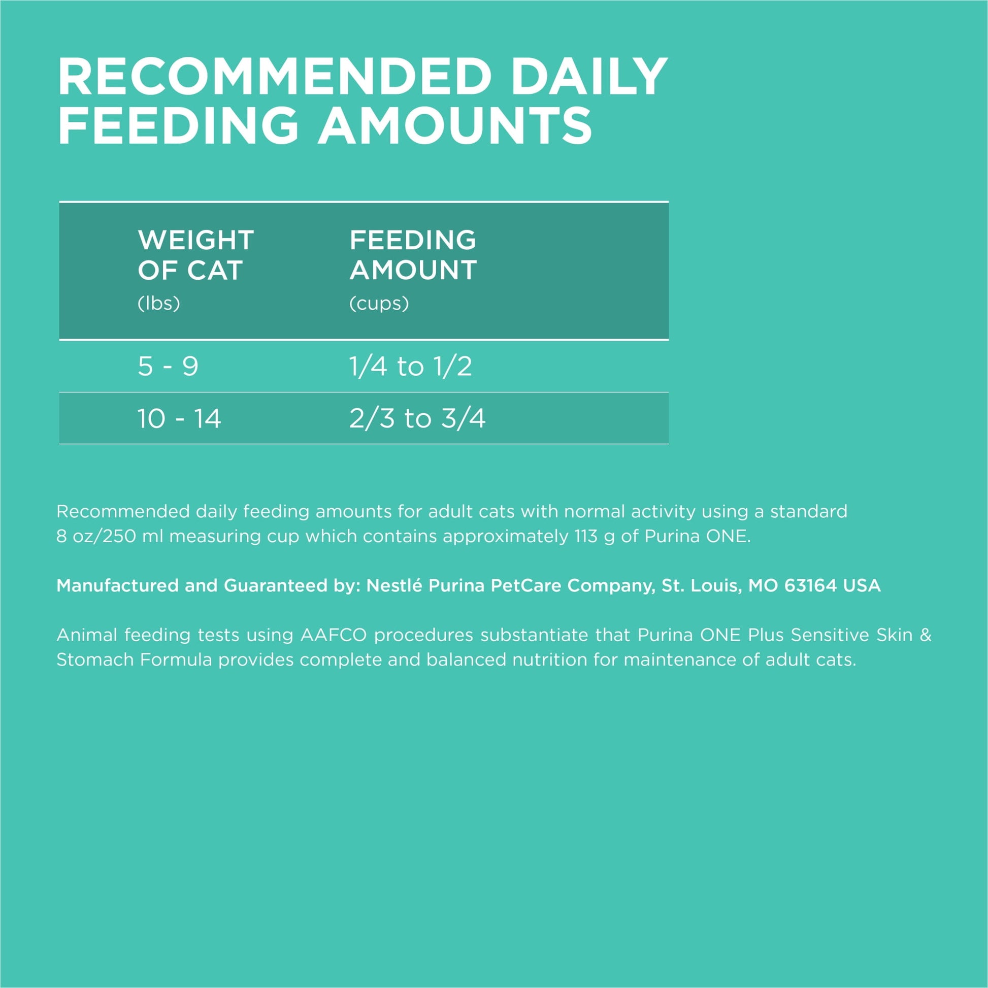 Purina ONE Plus, Sensitive Skin & Stomach, Dry Cat Food, Turkey, 7 lb Bag