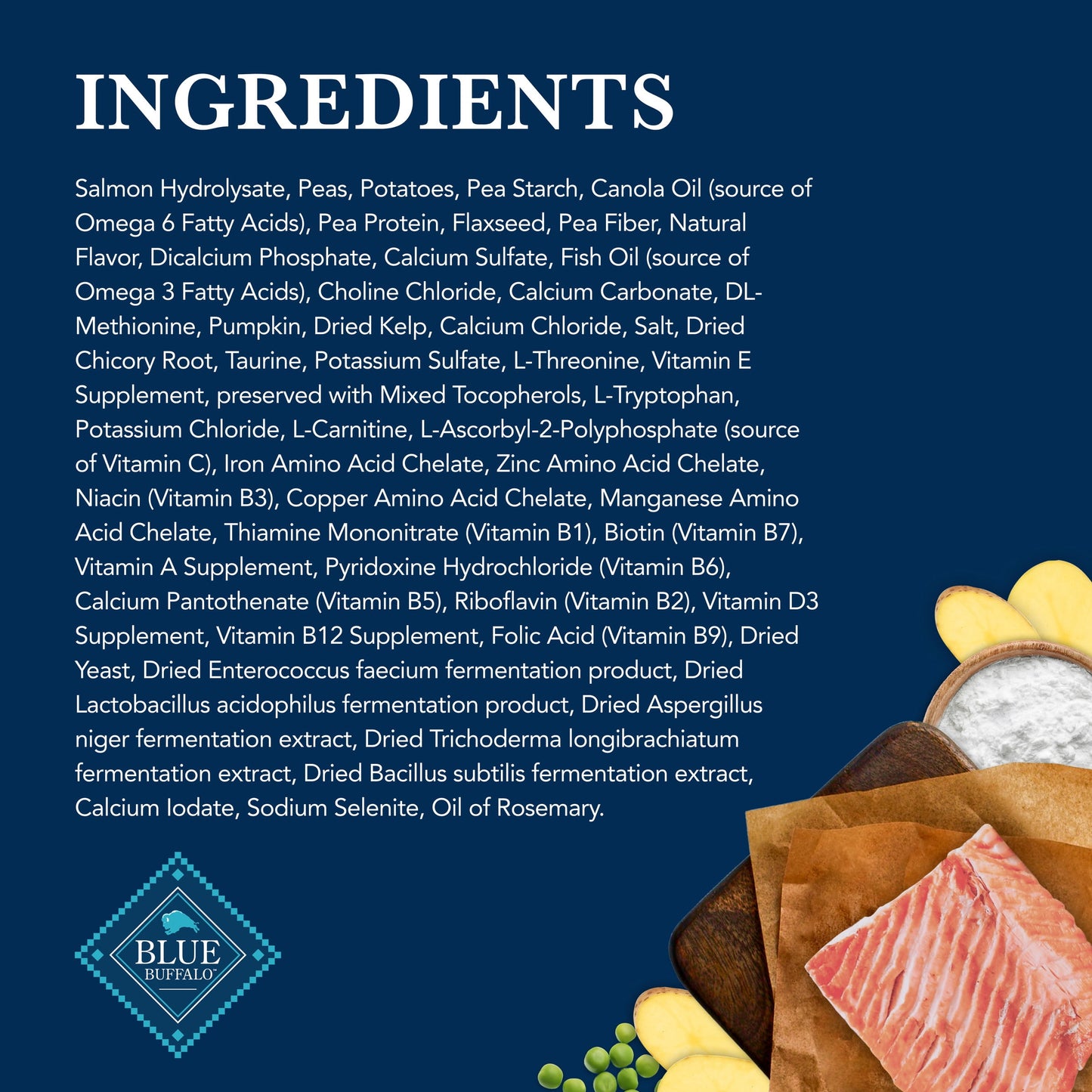 Blue Buffalo Natural Veterinary Diet HF Hydrolyzed Food Intolerance Dry Cat Food, Salmon, 7lb Bag