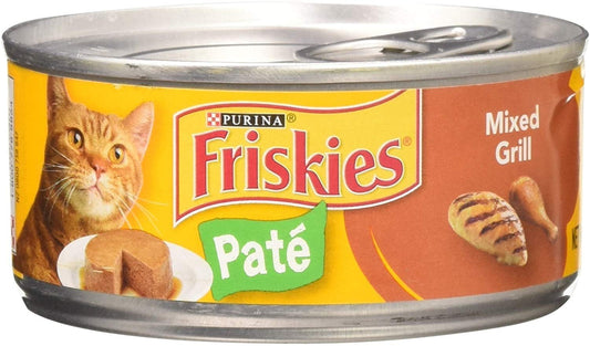 Friskies Mixed Grill Dinner Cat Food 5.5 oz Pack of 24