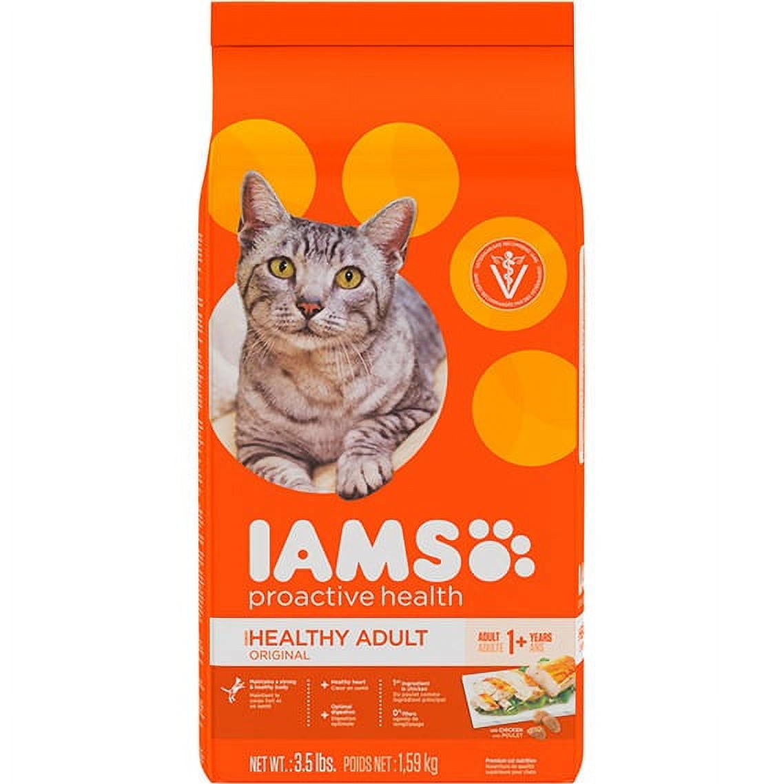 Iams Proactive Health Adult Original Chicken Dry Cat Food, 17.4 lb