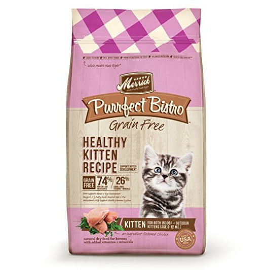 Merrick Purrfect Bistro Grain Free Dry Cat Food Healthy Kitten Recipe