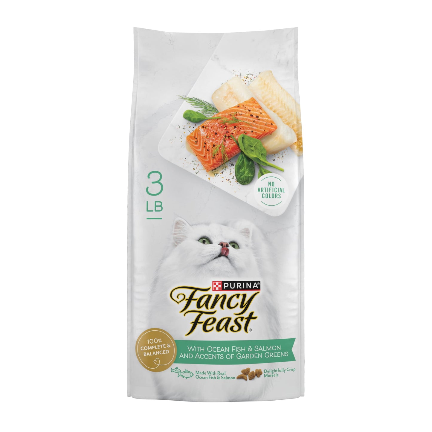 Purina Fancy Feast Dry Cat Food With Ocean Fish and Salmon