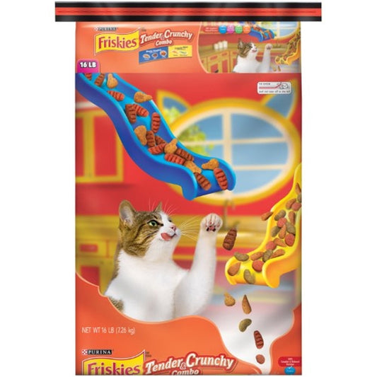 Purina Friskies Tender & Crunchy Combo Cat Food (Pack of 48)