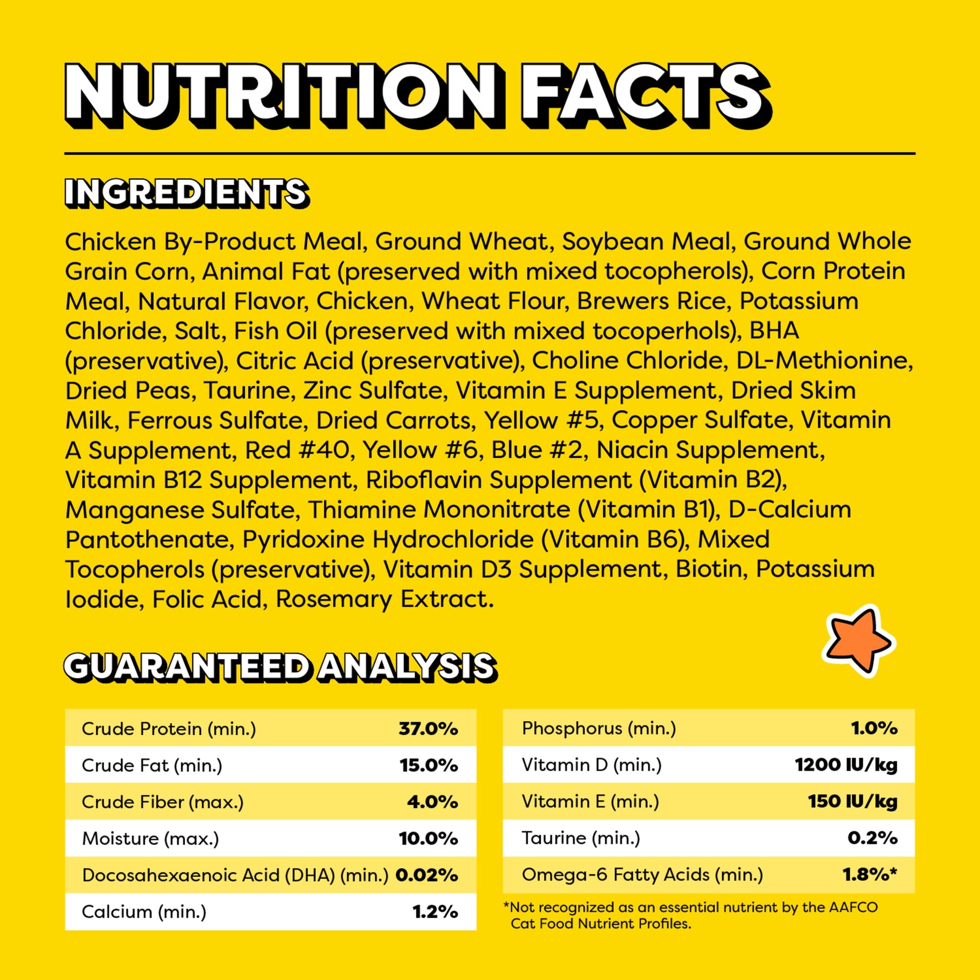 Temptations Tasty Chicken & Dairy Flavor Dry Kitten Food, 6.3 Lb Bag