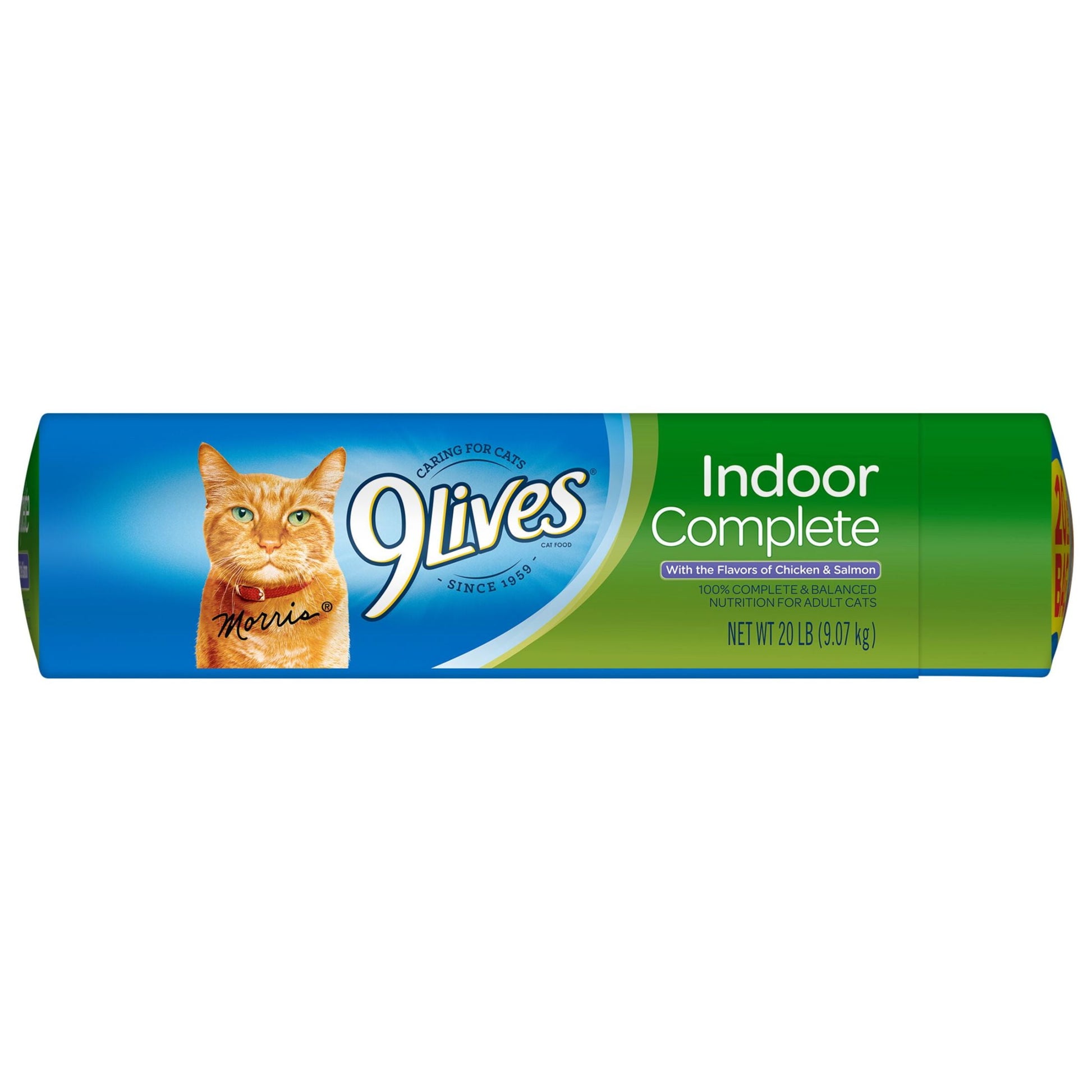 9Lives Indoor Complete Chicken & Salmon Flavor Dry Cat Food, 20 lb. Bag