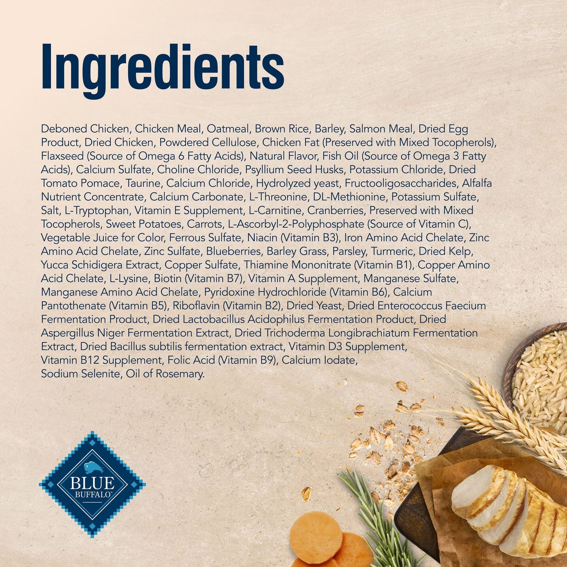 Blue Buffalo True Solutions Hairball Control Natural Dry Cat Food, Chicken, 3.5-lb. Bag