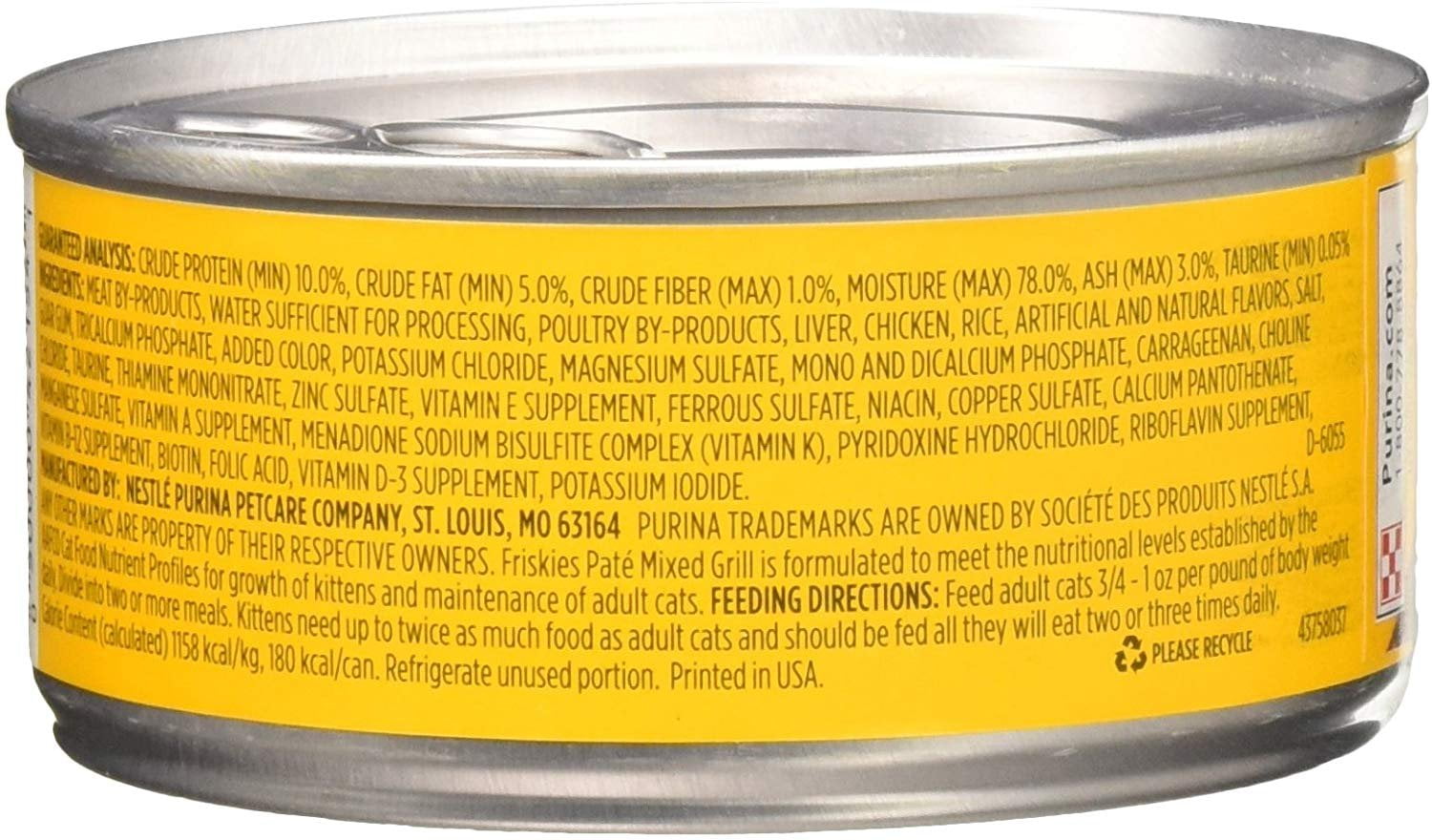 Friskies Mixed Grill Dinner Cat Food 5.5 oz Pack of 24