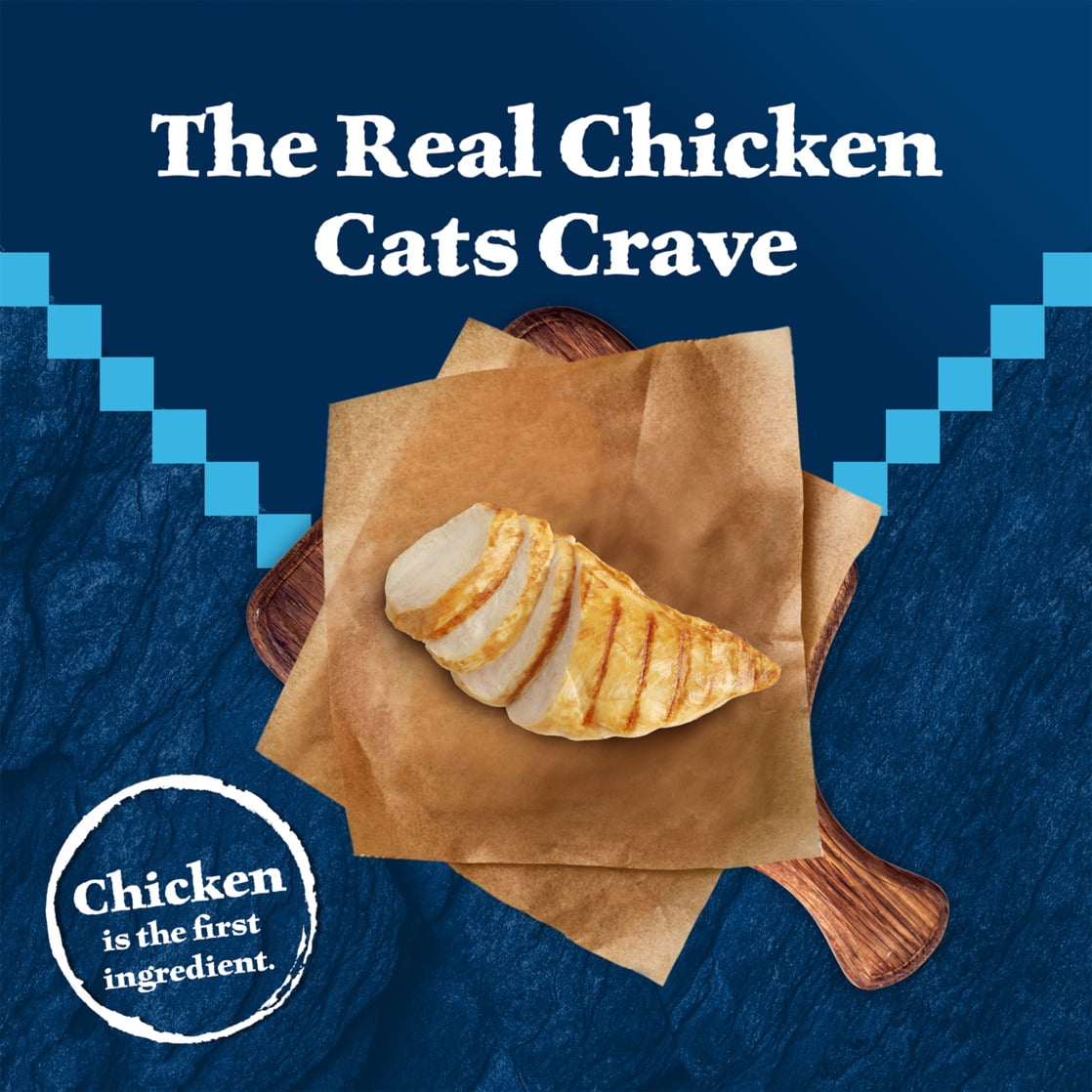 Blue Buffalo Wilderness Natural Mature Dry Cat Food, High-Protein, Chicken, 5-lb. Bag