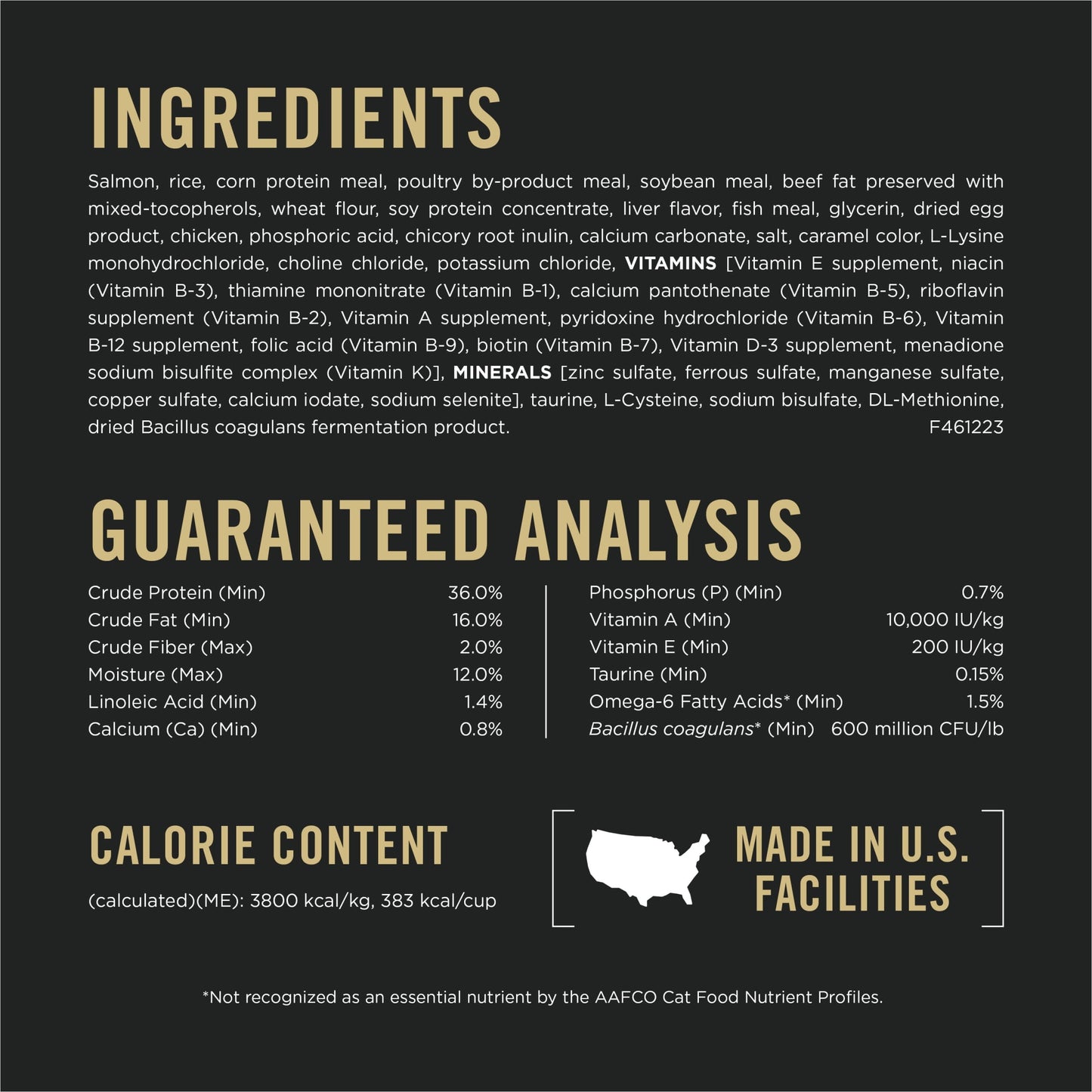 Purina Pro Plan Complete Essentials Dry Cat Food, Salmon & Rice, 3.5 lb Bag