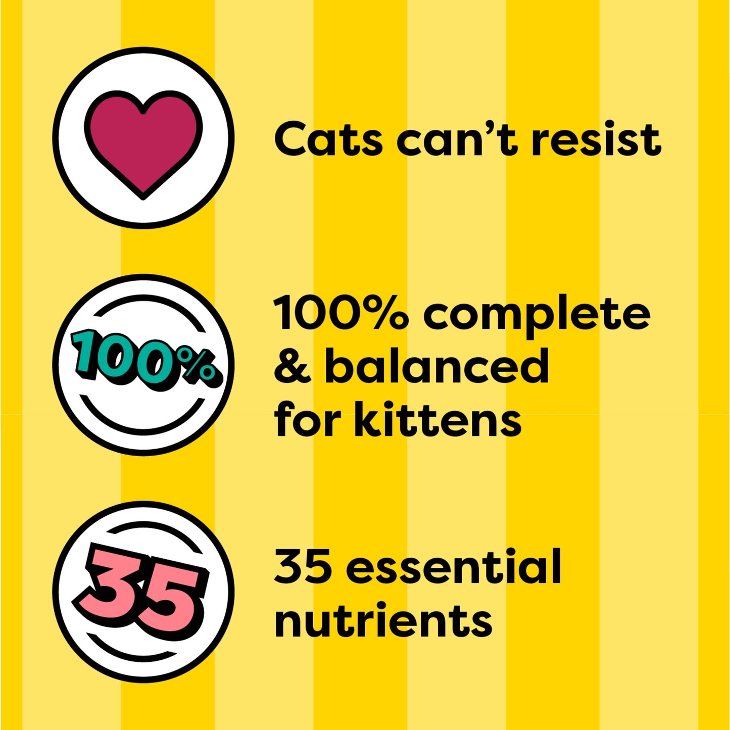 Temptations Tasty Chicken & Dairy Flavor Dry Kitten Food, 6.3 Lb Bag