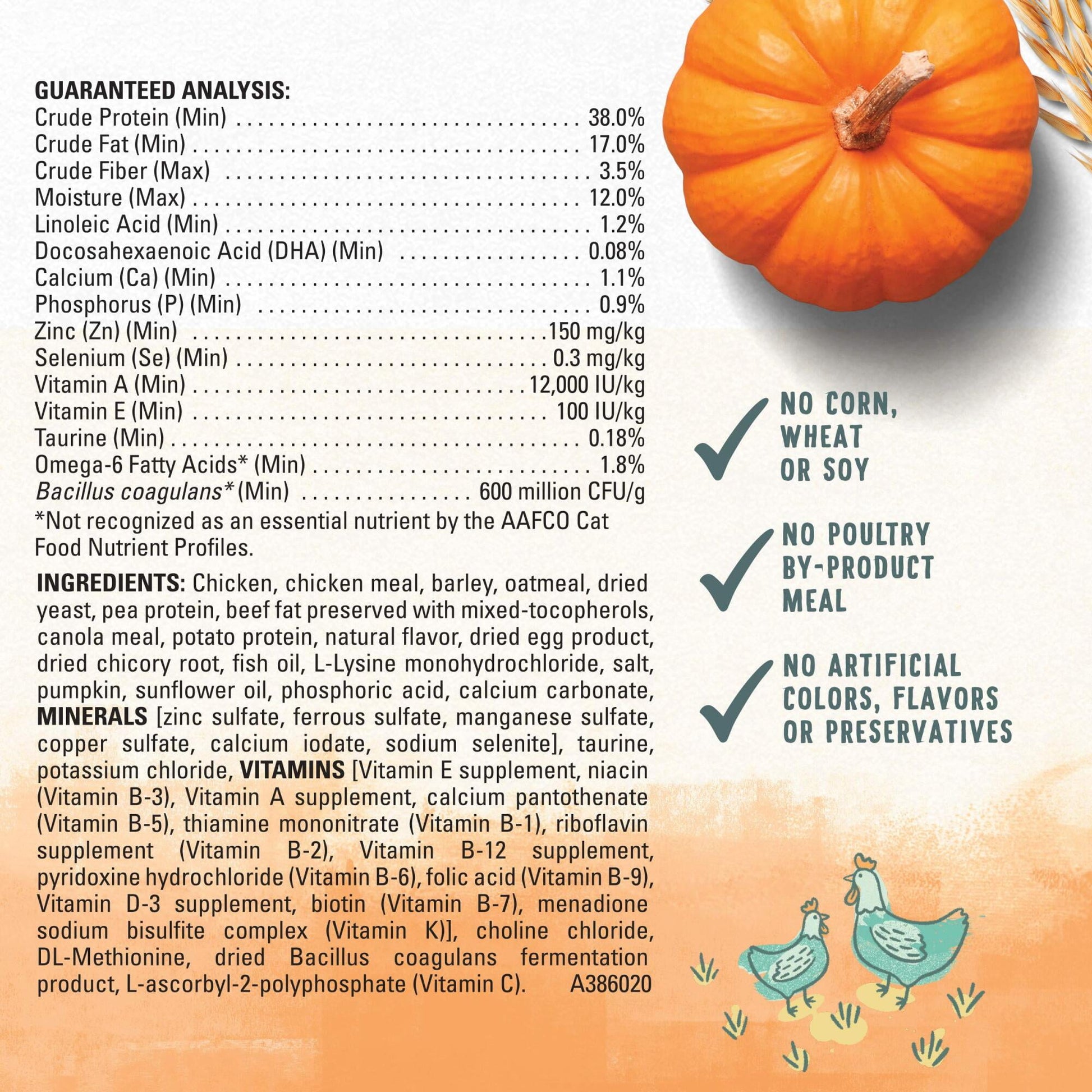 Purina Beyond Chicken & Oatmeal Recipe Dry Kitten Food, 3-lb Bag (Pack of 24)