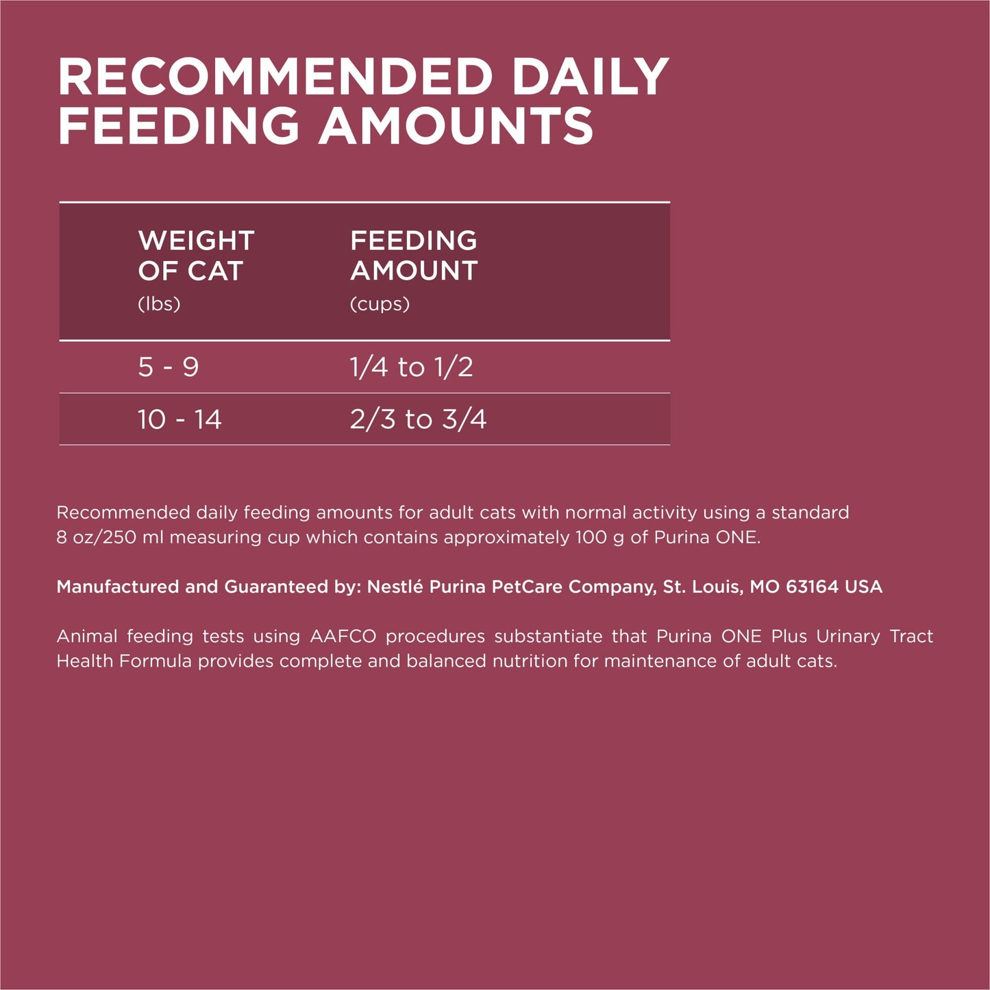 Purina ONE Plus, Uniary Tract Health Formula Dry Cat Food, Chicken, 16 lb Bag