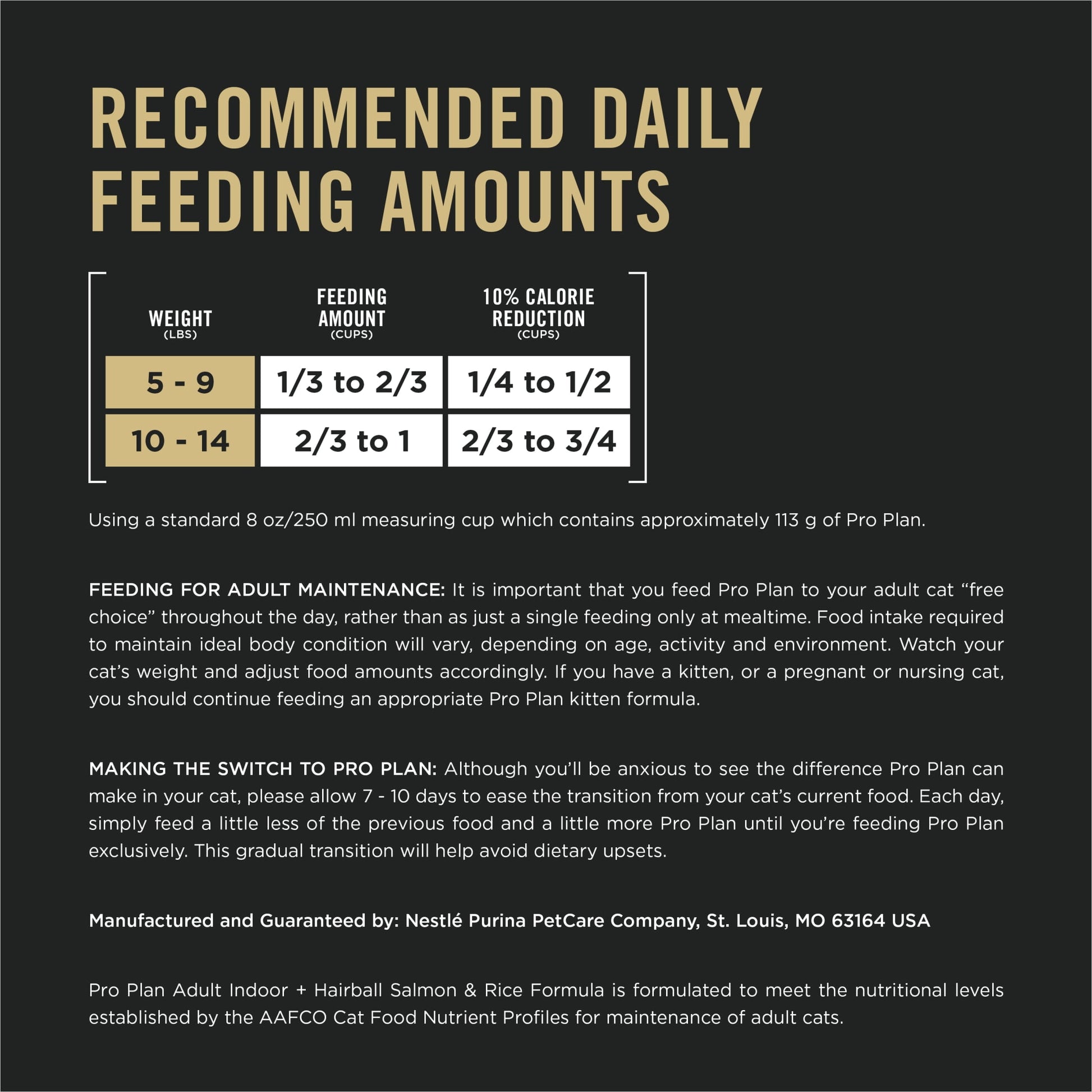 Purina Pro Plan Hairball, IndoorDry Cat Food, Salmon & Rice, 3.5 lb Bag