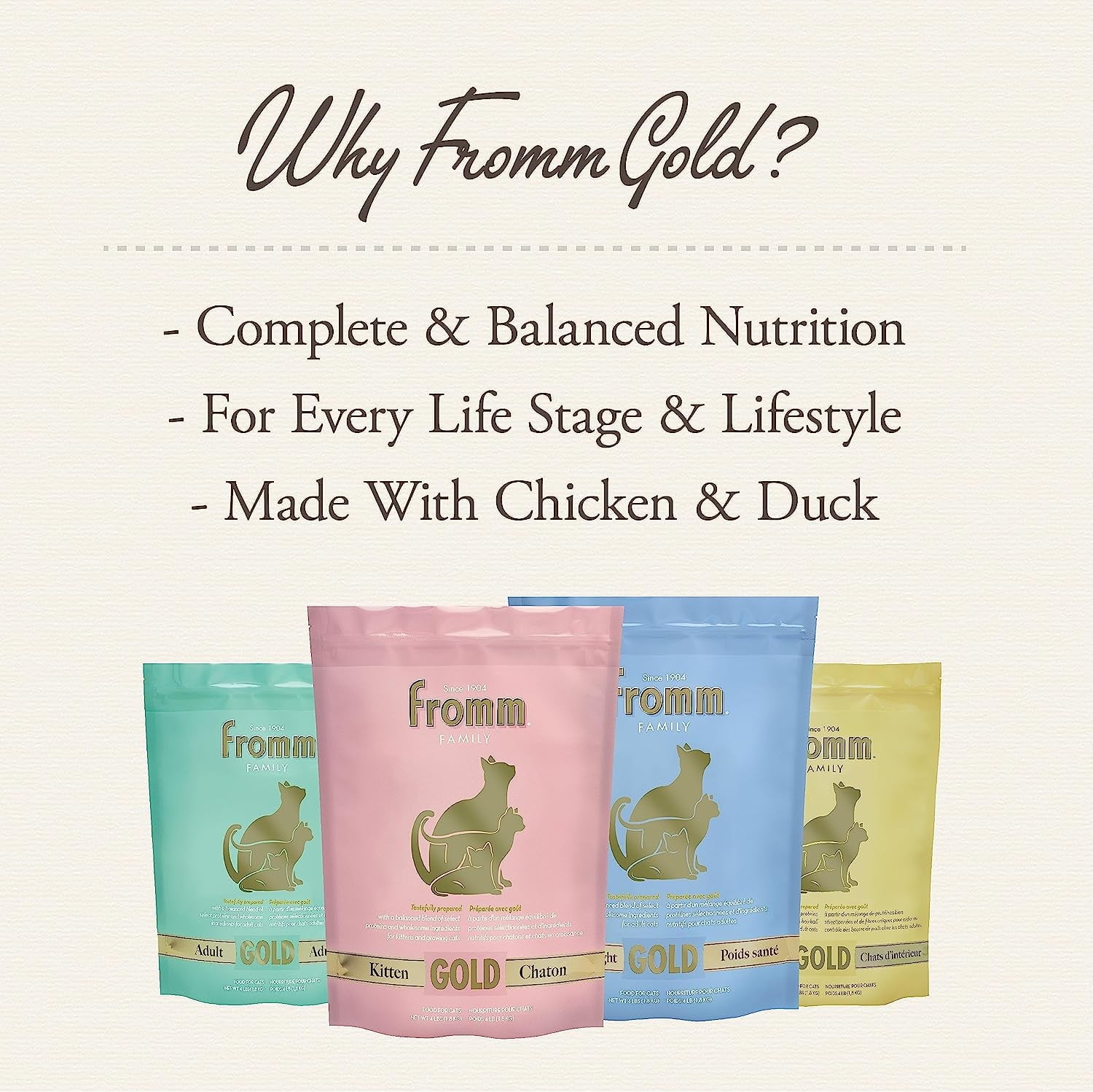Fromm Gold Adult Cat 4 Lb