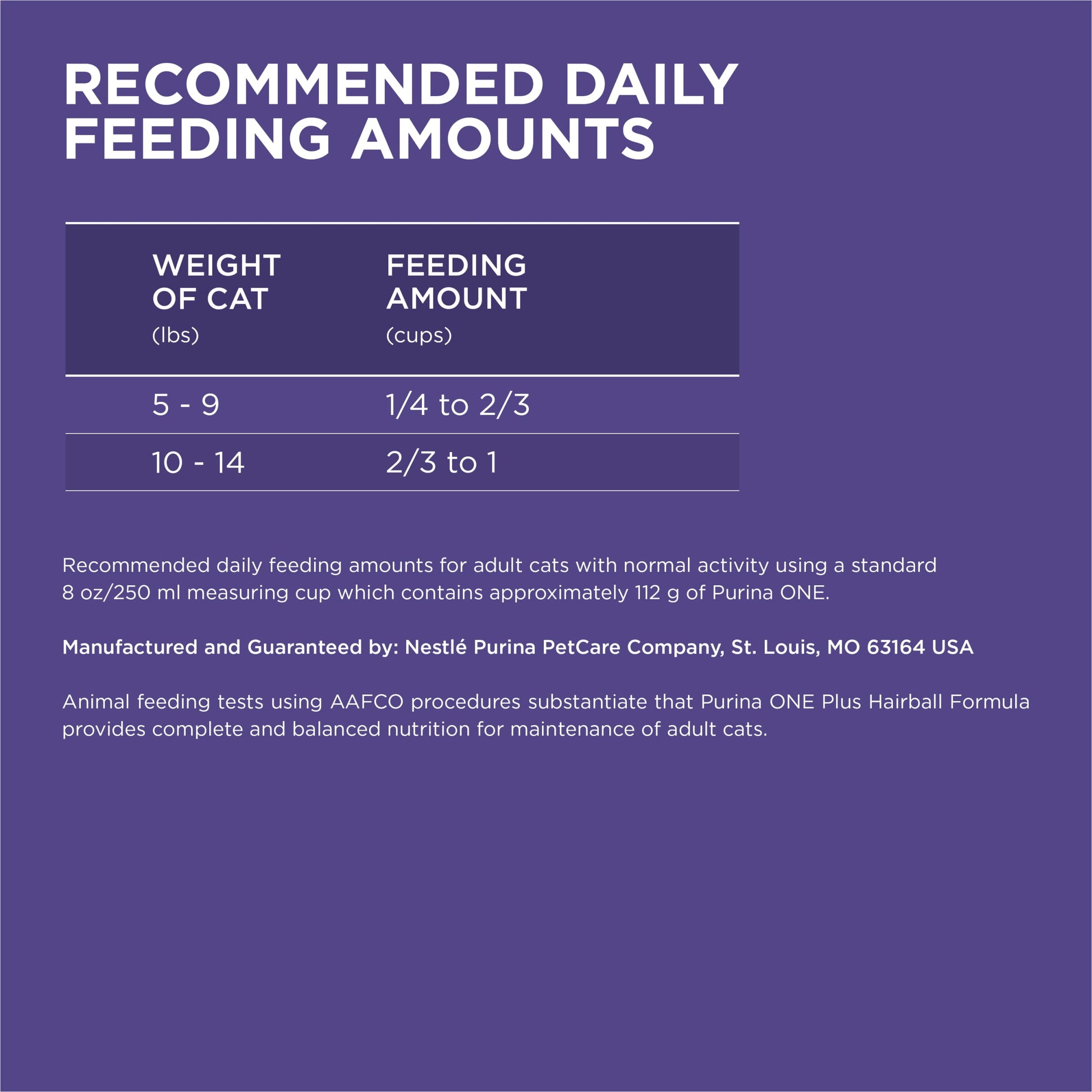 Purina ONE Plus Dry Cat Food Hairball Formula, Natural Chicken, 22 lb Bag