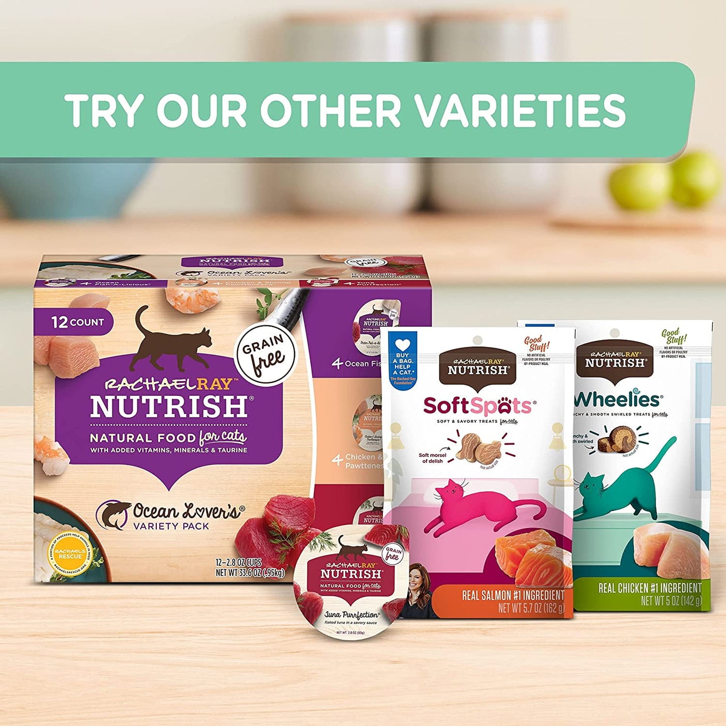 Rachael Ray Nutrish 6 lb Chicken With Lentils and Salmon Recipe Indoor Complete Natural Premium Dry Cat Food